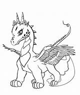 Ausmalbilder Drachen Dragones Drache Dragón Wonder sketch template