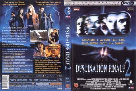 jaquette dvd de destination finale  cinema passion