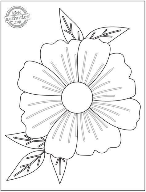 original pretty flowers coloring pages  print  remumbercom