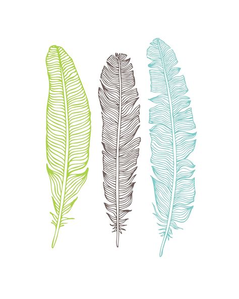 feather printables