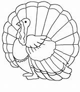 Turkey Coloring Print Pages Getcolorings Attractive sketch template