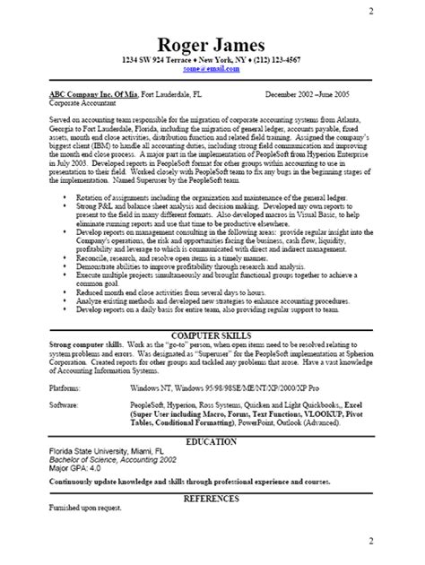 business resume sample  resume template professional business