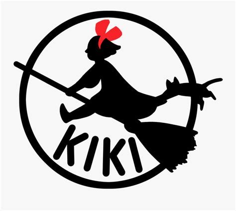 kikis delivery service clear sticker kikis delivery service logo