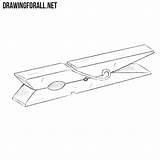 Clothespin Draw sketch template