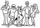 Scooby Doo Cartoons Colouring sketch template
