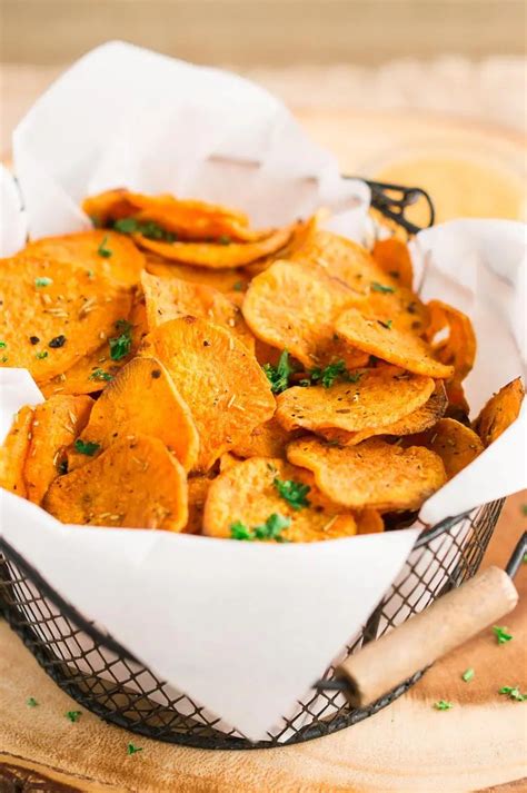 Baked Sweet Potato Chips Delicious Meets Healthy