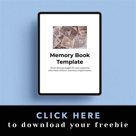 memory book  dementia   template adult