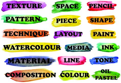 art key words  placemat teaching resources