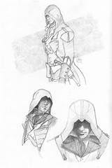 Arno Dorian Creed Assassin Sketching Unity sketch template