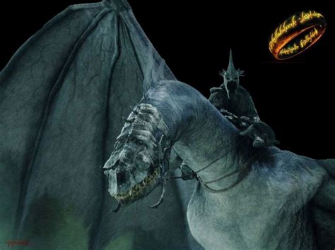 cool picture nazgul   bat steed  ring   background