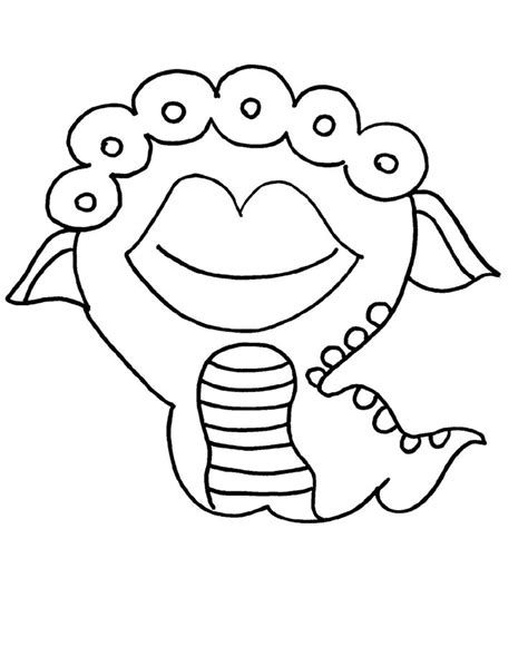 monster coloring pages   educative printable monster