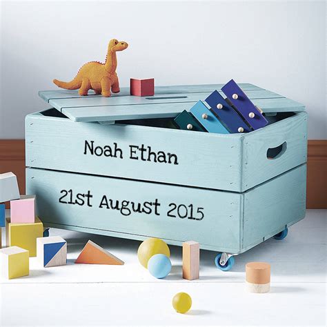 personalised toy crate  plantabox notonthehighstreetcom