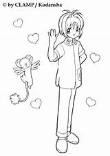 Coloring Sakura Pages Card Captor Choose Board Manga sketch template
