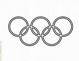 Coloring Olympic Rings Popular sketch template