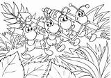 Ants Artistes Formiche Artisti Marching Fourmis Tlingit sketch template