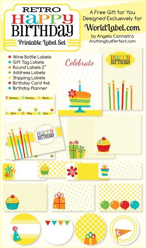 awesome birthday party printables