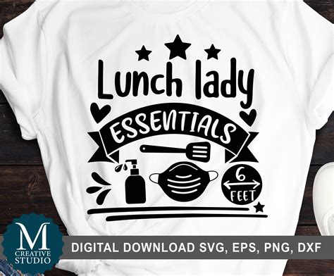 lunch lady svg essentials day svg lunch lady svg virtual etsy