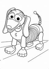 Toy Story Slinky Coloring Pages Choose Board Dog sketch template