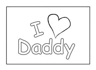 images   love  daddy printable  love daddy coloring