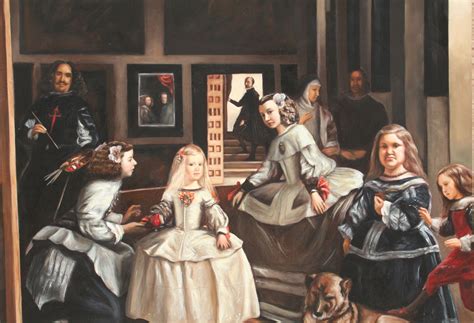 las meninas copia del cuadro de dvelazquez elena velasco areste