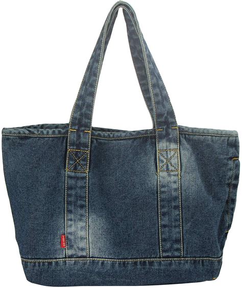 amazoncom vantoo denim tote bag satchels top handle handbag big capacity shoulder bag