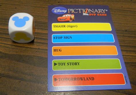 disney pictionary dvd game board game review  rules geeky hobbies