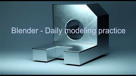 blender daily modeling practice 1 beginner youtube