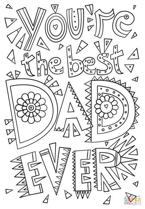 daddy coloring page images