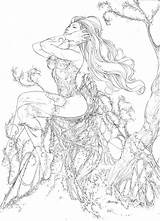 Ivy Poison Deviantart Coloring Pages Adult Adults Drawing Colouring Sheets Drawings Color Choose Board Visit Books Jolie sketch template