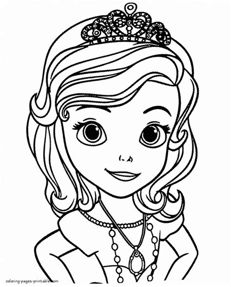 coloring pages princess sofia  coloring pages printable