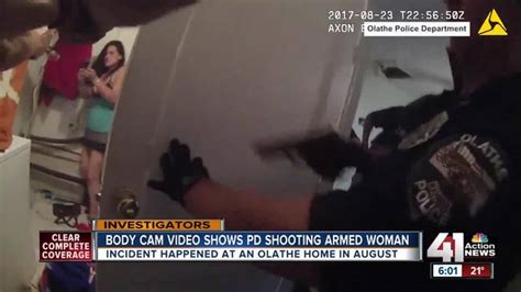 Body Cam Footage Shows Olathe Pd Shooting Armed Woman 41