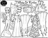 Paper Doll Coloring Pages Monday Marisole Dolls Printable Historical Print Mid 1300s Marisol Color Tibbets Fashion 1300 Mondays Thin Click sketch template