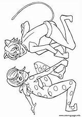 Ladybug Pages Coloring Girl Getcolorings Cat sketch template