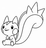 Pokemon Pachirisu Emolga Base Jigglypuff Clipartmag Colorir sketch template