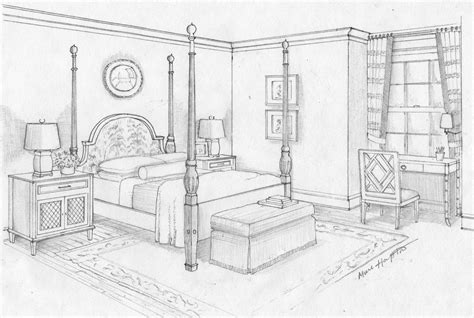 bedroom sketch bedroom drawing dream house drawing bedroom design