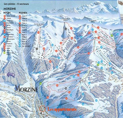 morzine trail map morzine france mappery