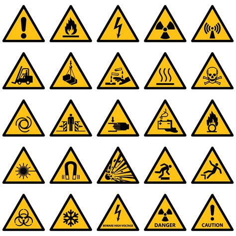 warning signs   standard design   hse    standard sign