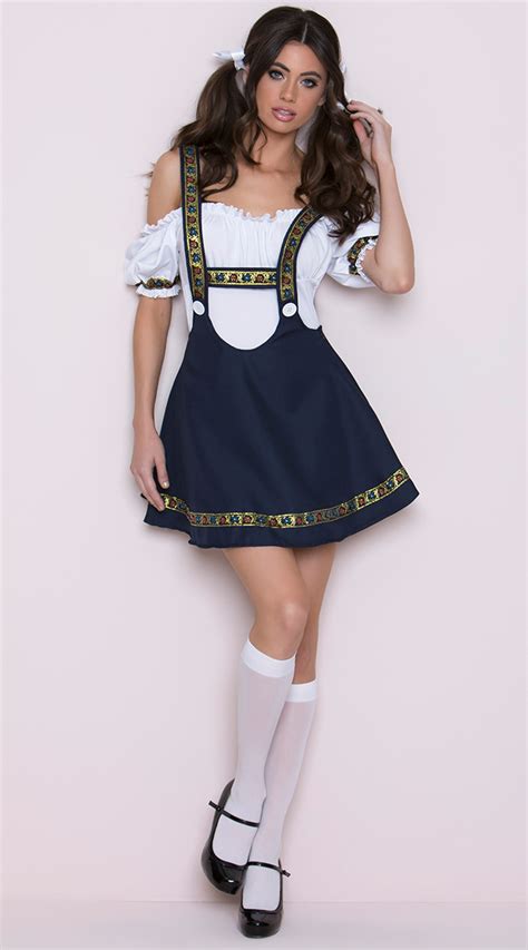 S Xxl Ladies Sexy Flirty Beer Girl Costume German Bavarian Fraulein