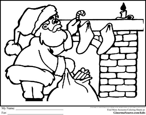 christmas chimneys coloring pages   print