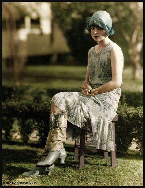 Clara Bow In Color 1920s Fashion Fashion Vintage Fashion