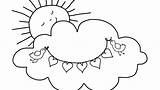 Clouds Cirrus Getdrawings Drawing sketch template