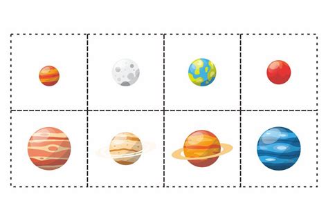 planets solar system cut  printables solar system projects