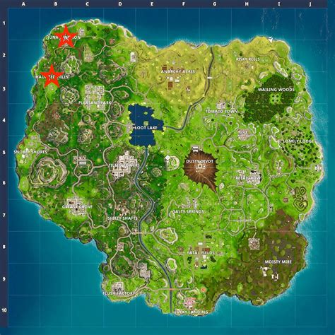 fortnite haunted hills treasure map location guide nintendo life