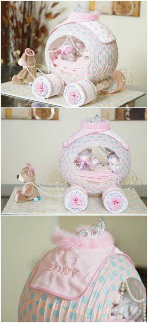 cinderella princess carriage diaper cake pictures   images  facebook tumblr