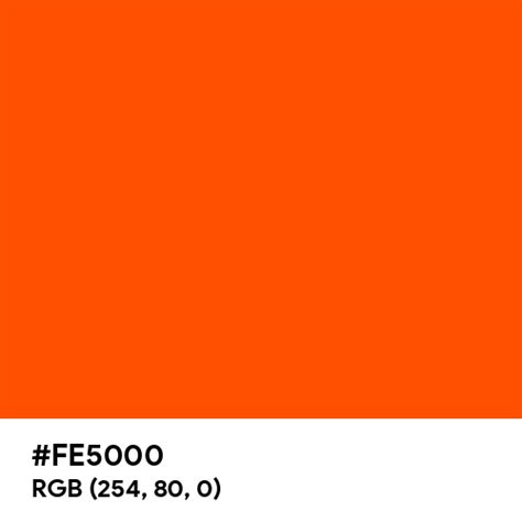 orange pantone color hex code  fe