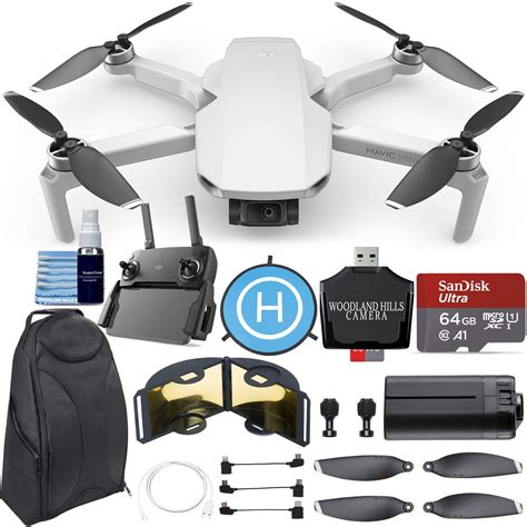 dji mavic mini portable drone quadcopter ultimate pilot bundle kit cpma walmartcom
