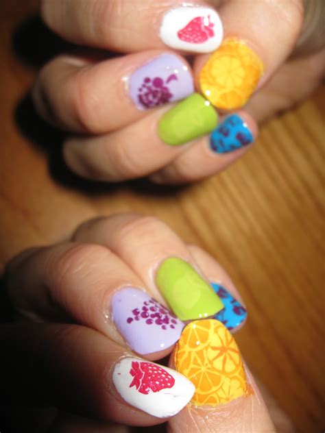 hopemarie fruit nail art
