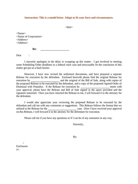 sample letter release document form fill   sign printable