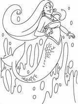 H2o Water Just Add Pages Mermaid Colouring Coloring sketch template