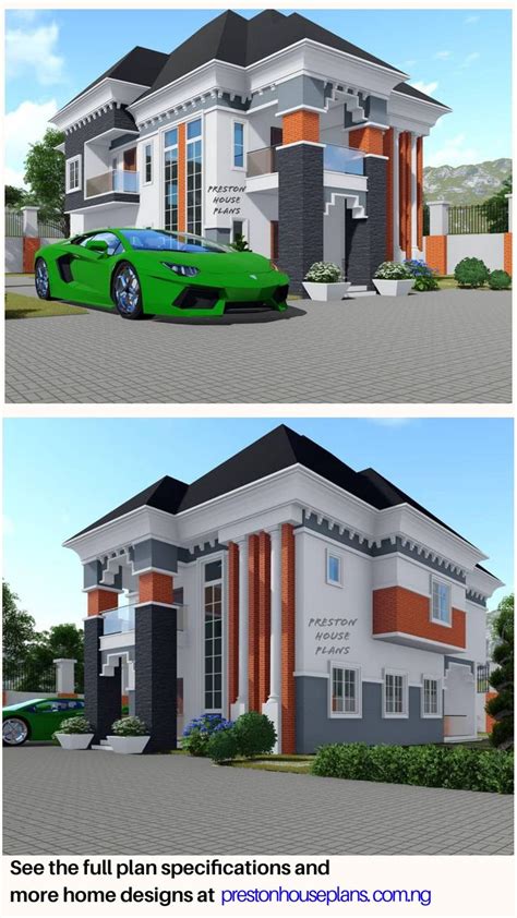 contemporary nigerian home design row house design classic house design bungalow floor plans